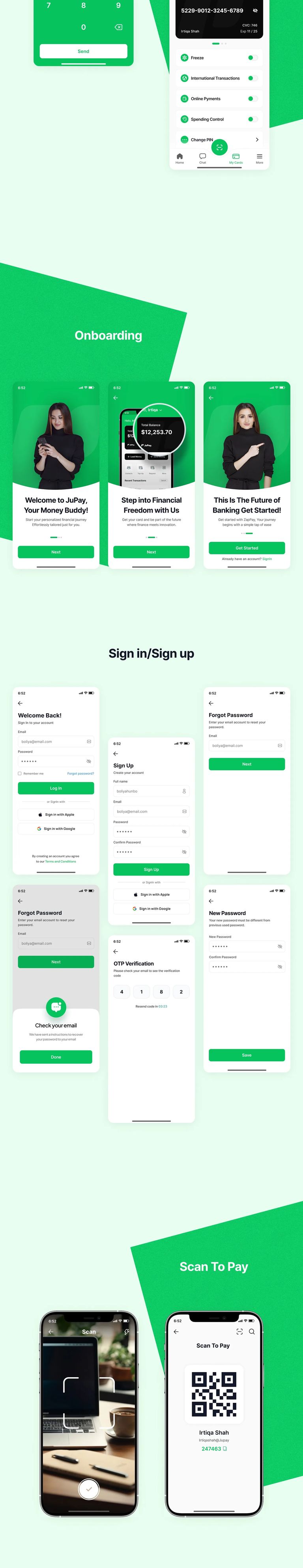 JuPay full-page design