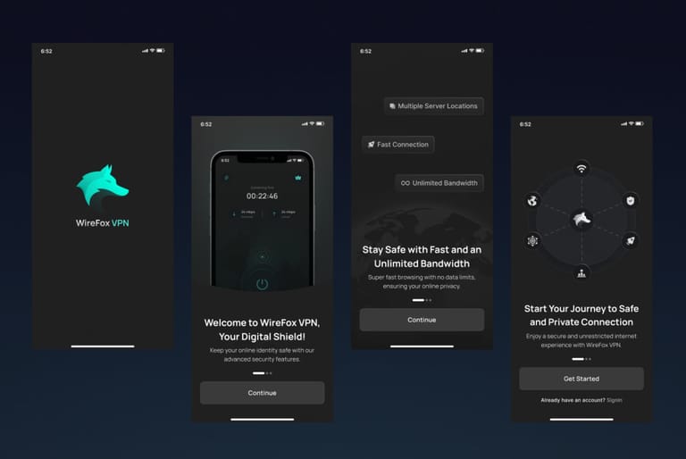 Wirefox VPN design preview