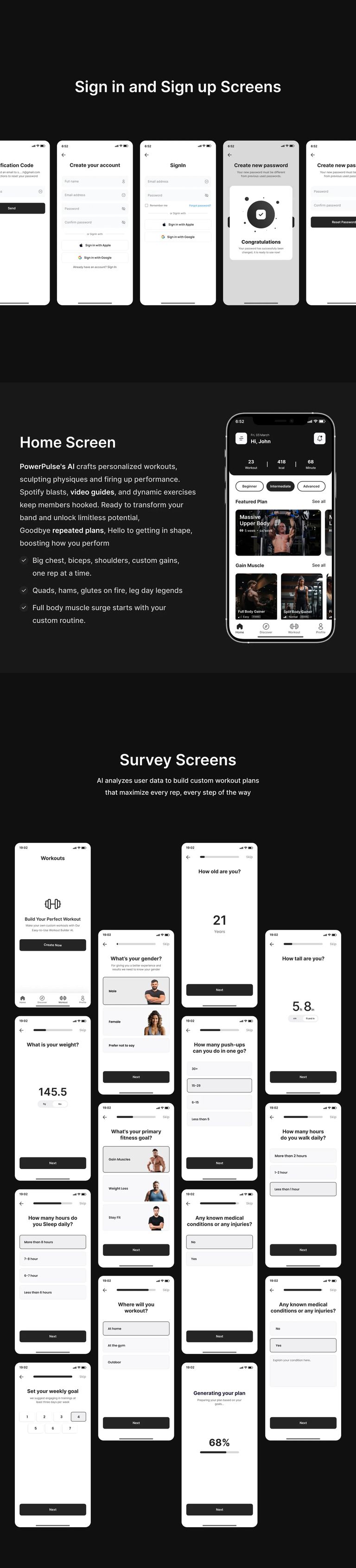 PowerPulse full-page design