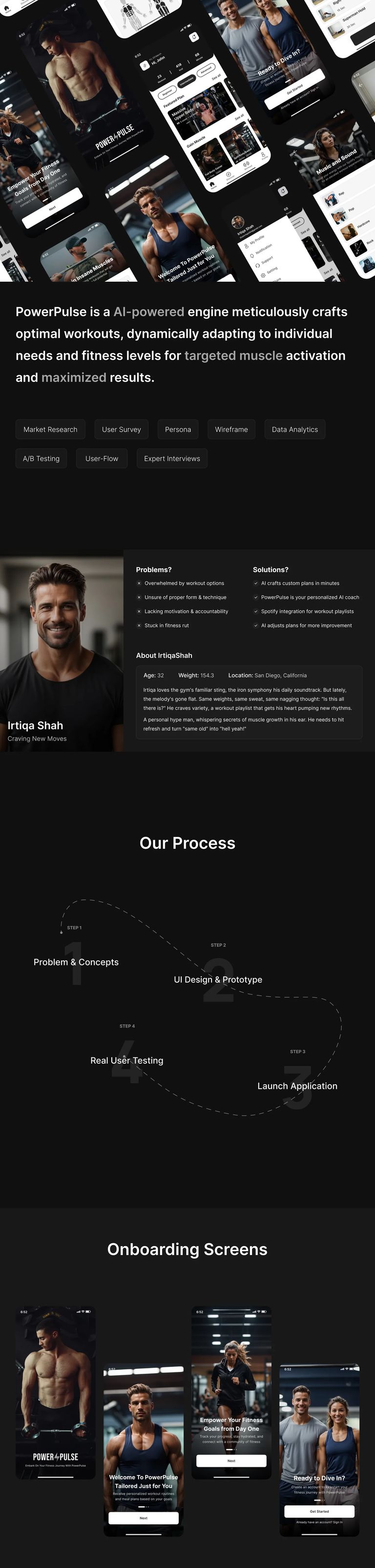 PowerPulse full-page design